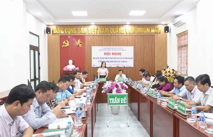 Ngân hàng CSXH huyện Trần Đề sơ kết hoạt động tín dụng 6 tháng đầu năm 2024.
